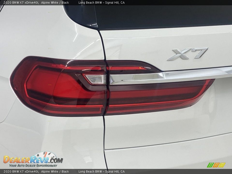 2020 BMW X7 xDrive40i Alpine White / Black Photo #8