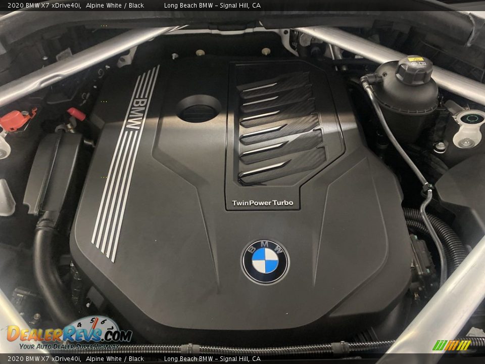 2020 BMW X7 xDrive40i Alpine White / Black Photo #11