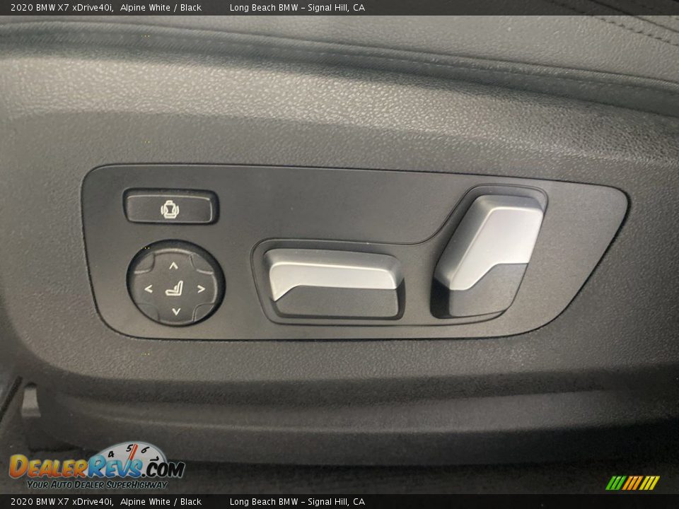 2020 BMW X7 xDrive40i Alpine White / Black Photo #14