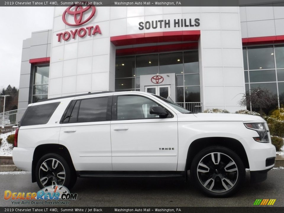 2019 Chevrolet Tahoe LT 4WD Summit White / Jet Black Photo #2