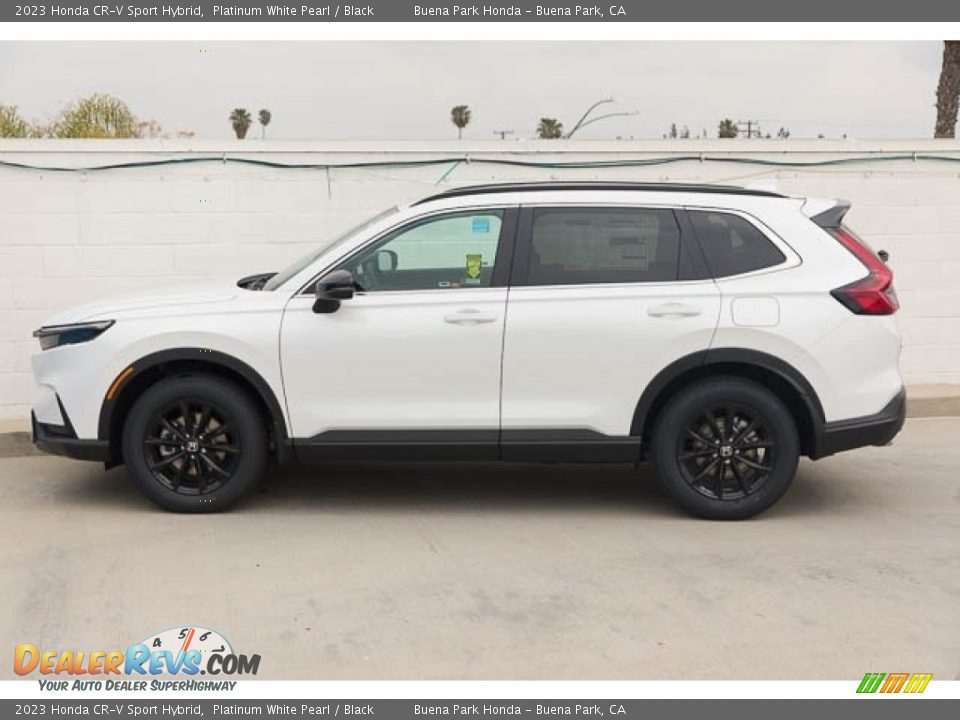 Platinum White Pearl 2023 Honda CR-V Sport Hybrid Photo #6