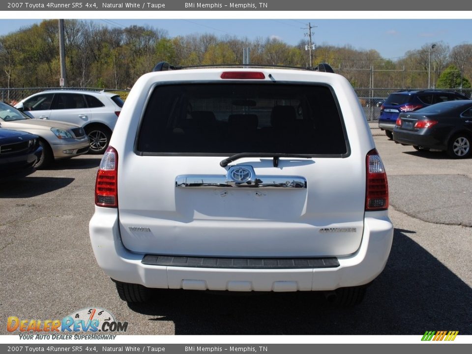 2007 Toyota 4Runner SR5 4x4 Natural White / Taupe Photo #4