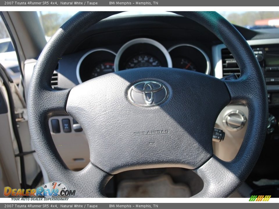 2007 Toyota 4Runner SR5 4x4 Natural White / Taupe Photo #12