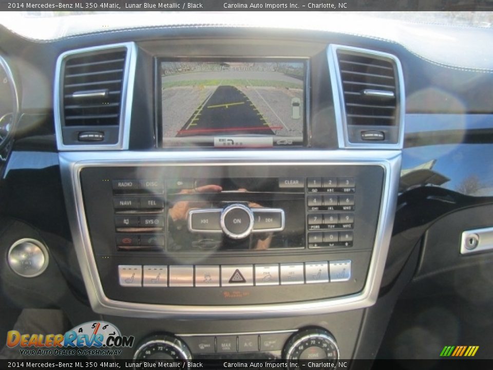 2014 Mercedes-Benz ML 350 4Matic Lunar Blue Metallic / Black Photo #16
