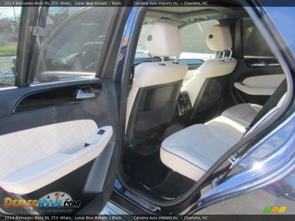 2014 Mercedes-Benz ML 350 4Matic Lunar Blue Metallic / Black Photo #19