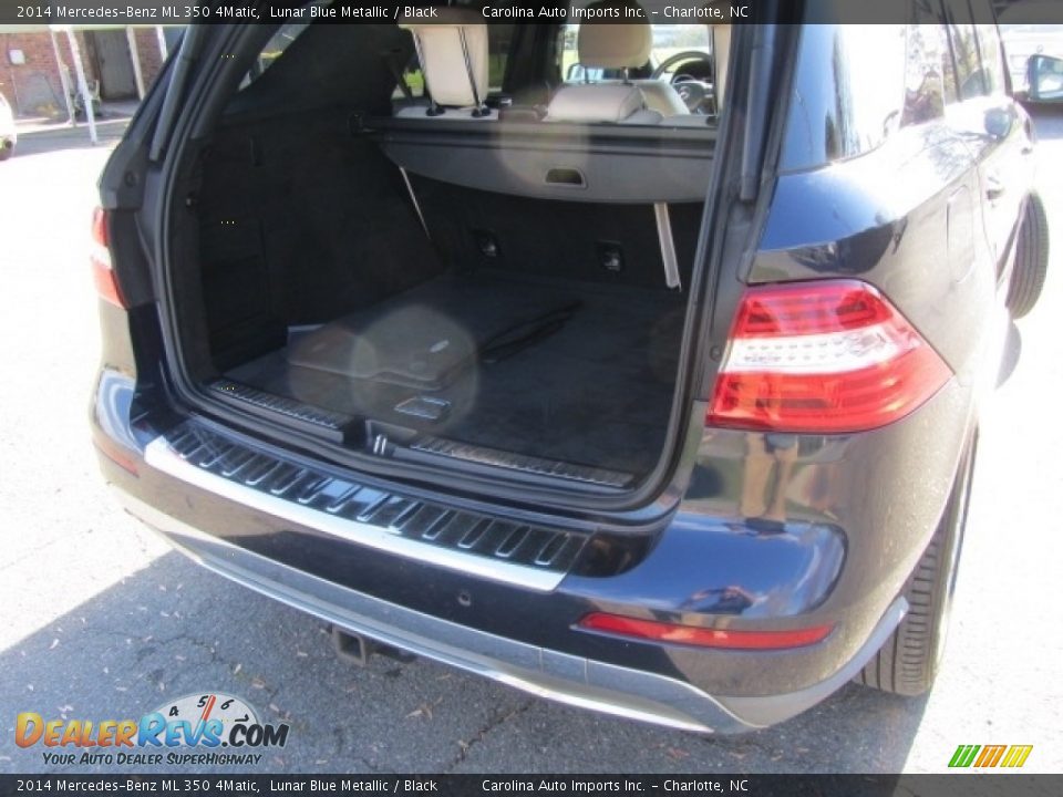 2014 Mercedes-Benz ML 350 4Matic Lunar Blue Metallic / Black Photo #20