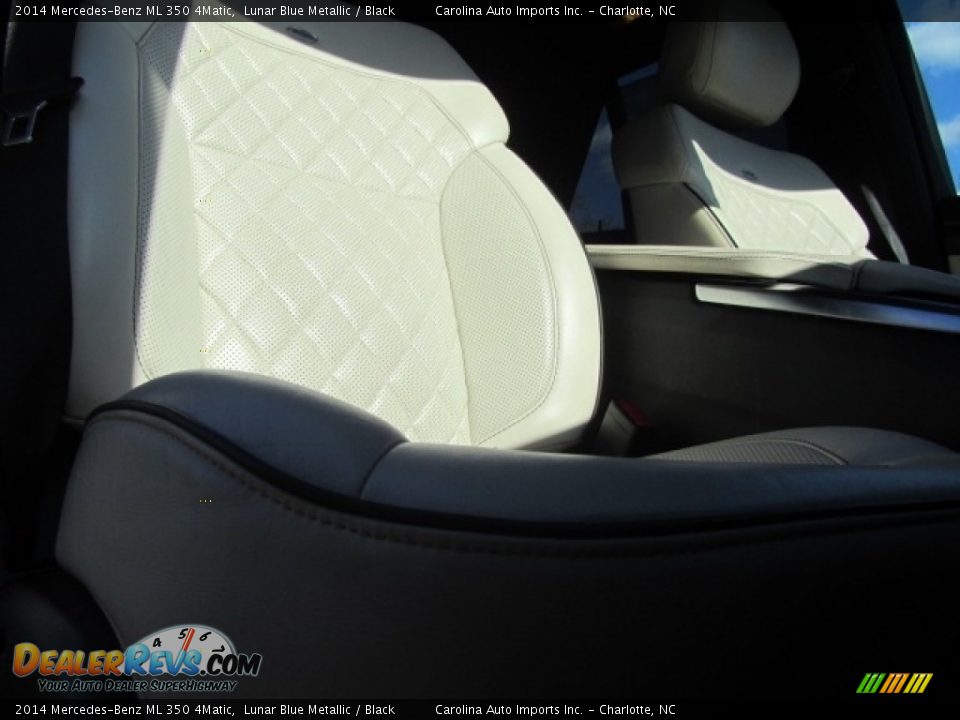 2014 Mercedes-Benz ML 350 4Matic Lunar Blue Metallic / Black Photo #22