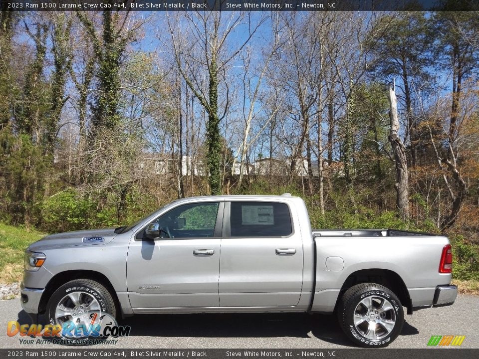 Billet Silver Metallic 2023 Ram 1500 Laramie Crew Cab 4x4 Photo #1