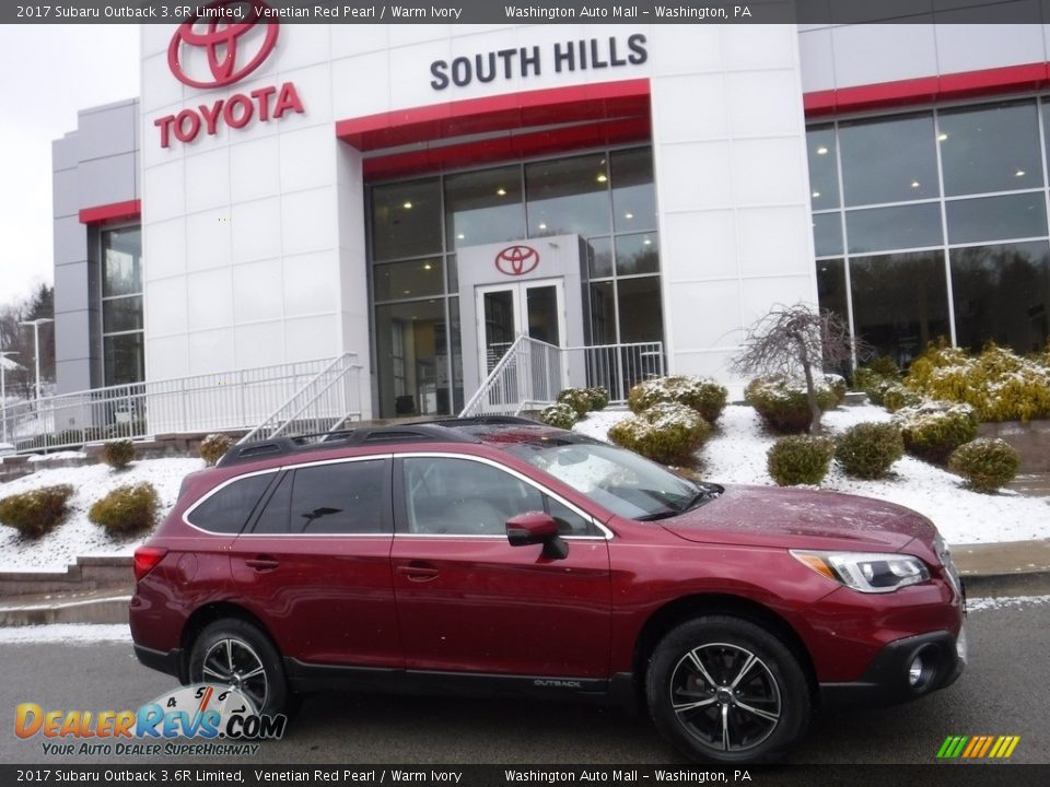 2017 Subaru Outback 3.6R Limited Venetian Red Pearl / Warm Ivory Photo #2