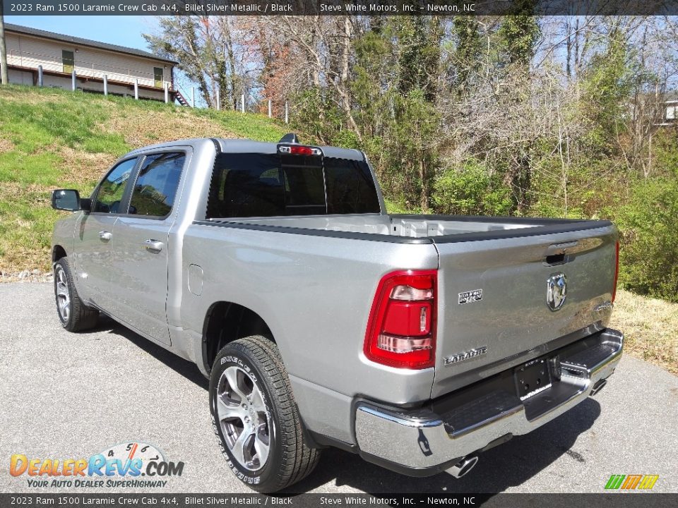 2023 Ram 1500 Laramie Crew Cab 4x4 Billet Silver Metallic / Black Photo #6