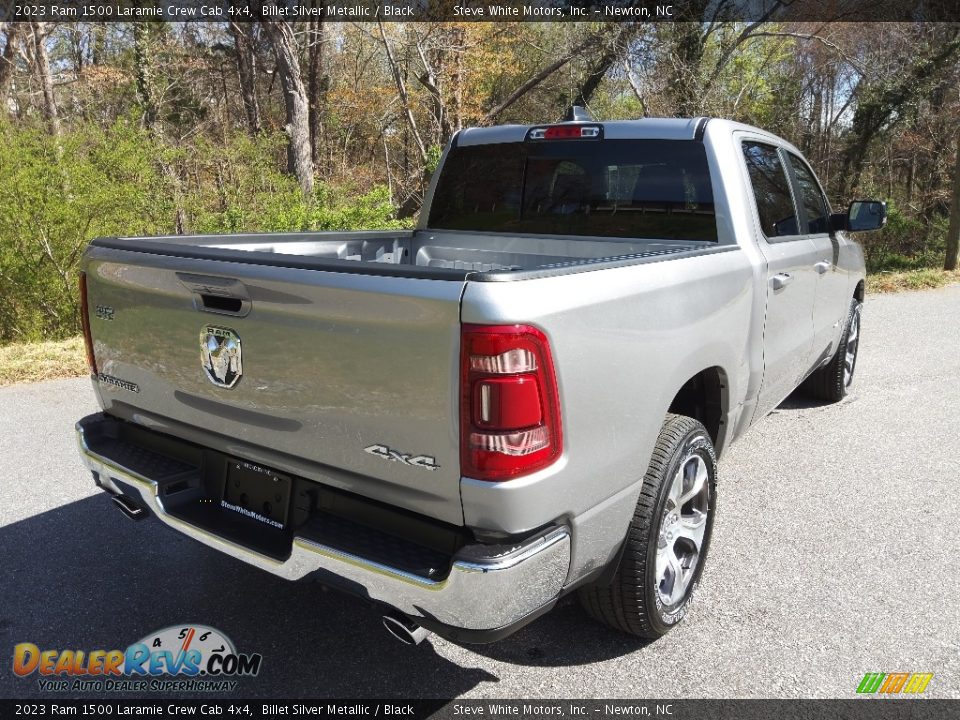 2023 Ram 1500 Laramie Crew Cab 4x4 Billet Silver Metallic / Black Photo #9