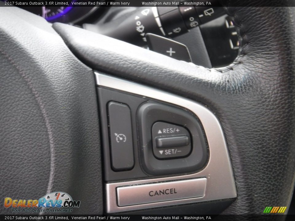 2017 Subaru Outback 3.6R Limited Steering Wheel Photo #9