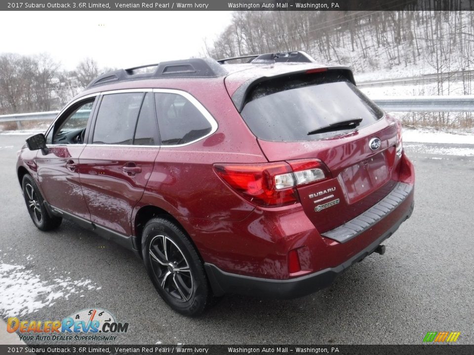 2017 Subaru Outback 3.6R Limited Venetian Red Pearl / Warm Ivory Photo #15