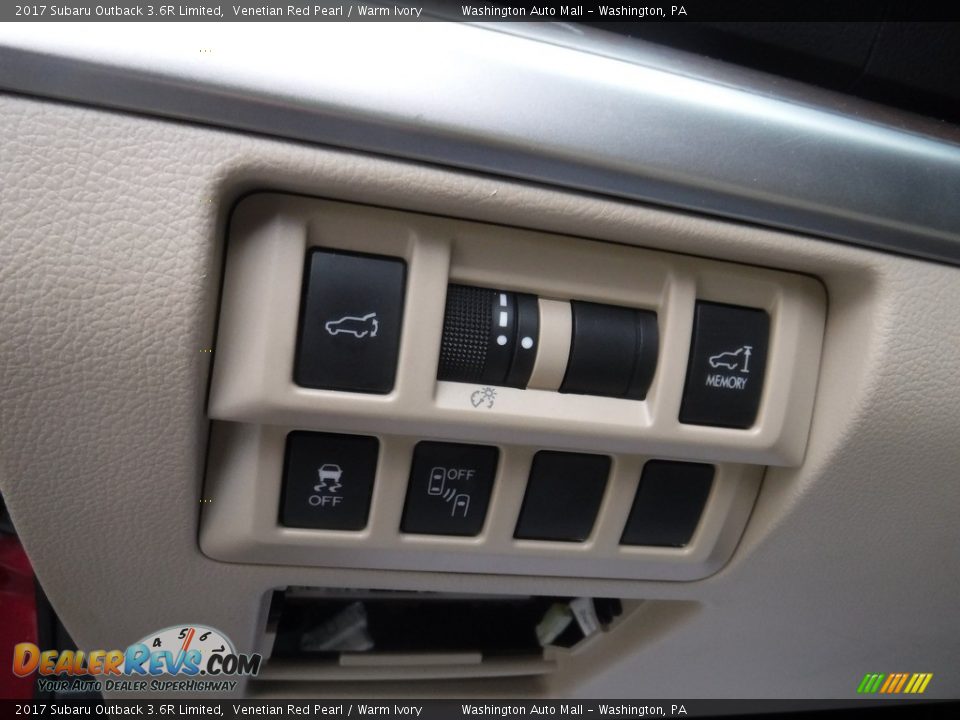 Controls of 2017 Subaru Outback 3.6R Limited Photo #26