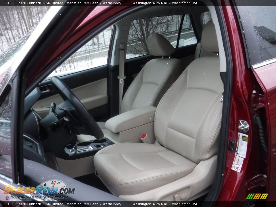 Front Seat of 2017 Subaru Outback 3.6R Limited Photo #28