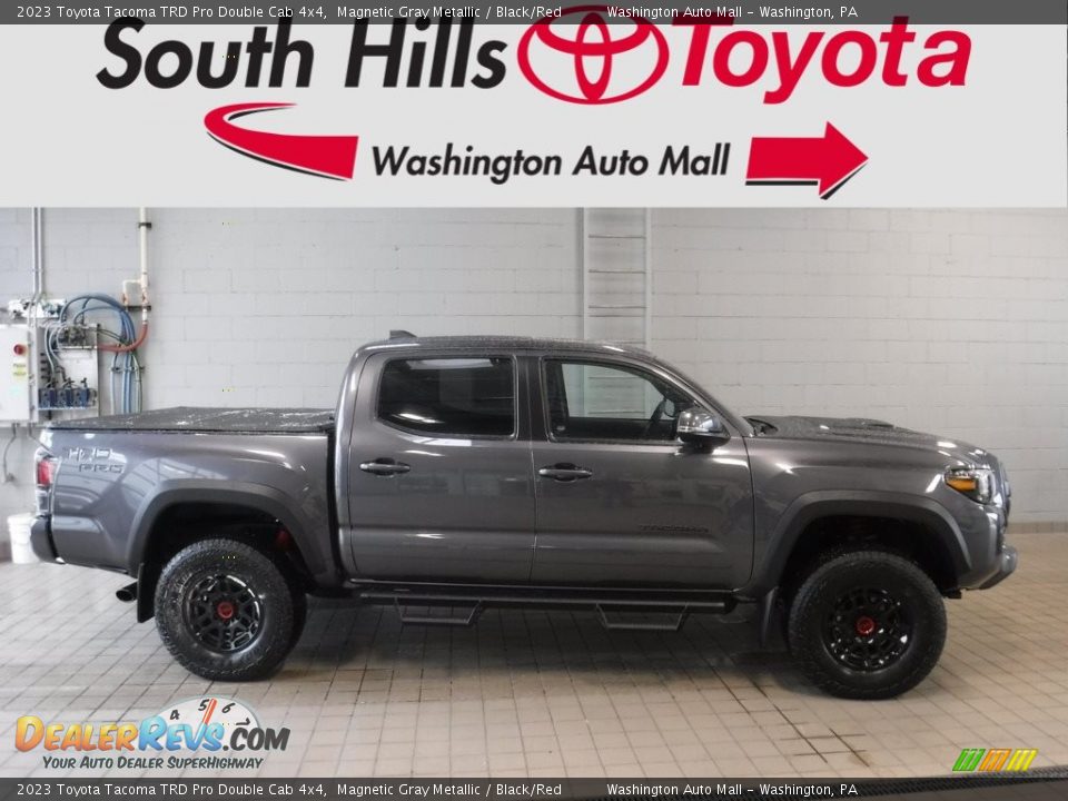 2023 Toyota Tacoma TRD Pro Double Cab 4x4 Magnetic Gray Metallic / Black/Red Photo #2