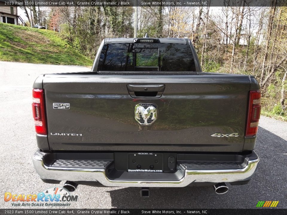 2023 Ram 1500 Limited Crew Cab 4x4 Granite Crystal Metallic / Black Photo #7