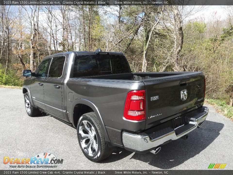 2023 Ram 1500 Limited Crew Cab 4x4 Granite Crystal Metallic / Black Photo #9