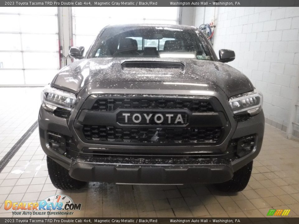 2023 Toyota Tacoma TRD Pro Double Cab 4x4 Magnetic Gray Metallic / Black/Red Photo #13