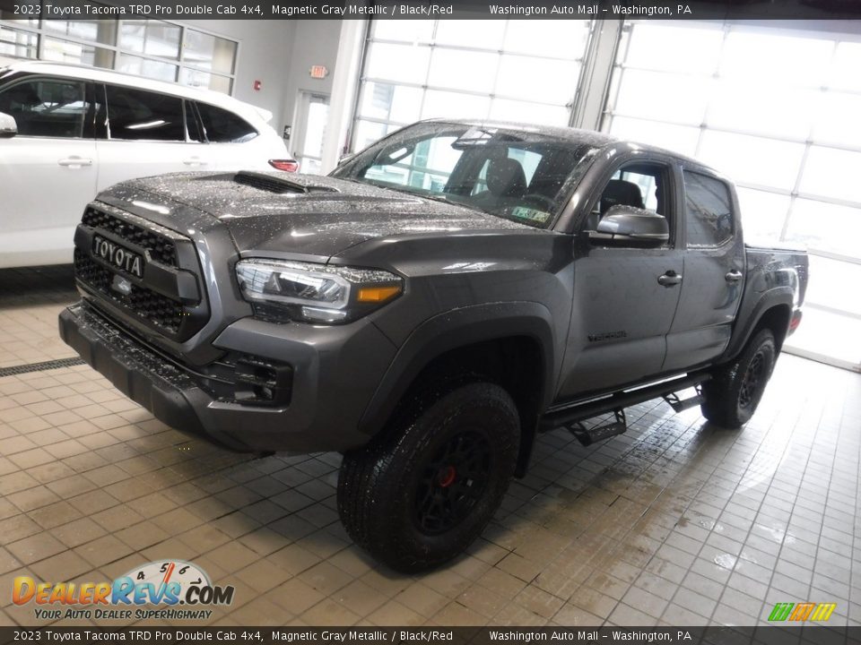 2023 Toyota Tacoma TRD Pro Double Cab 4x4 Magnetic Gray Metallic / Black/Red Photo #14