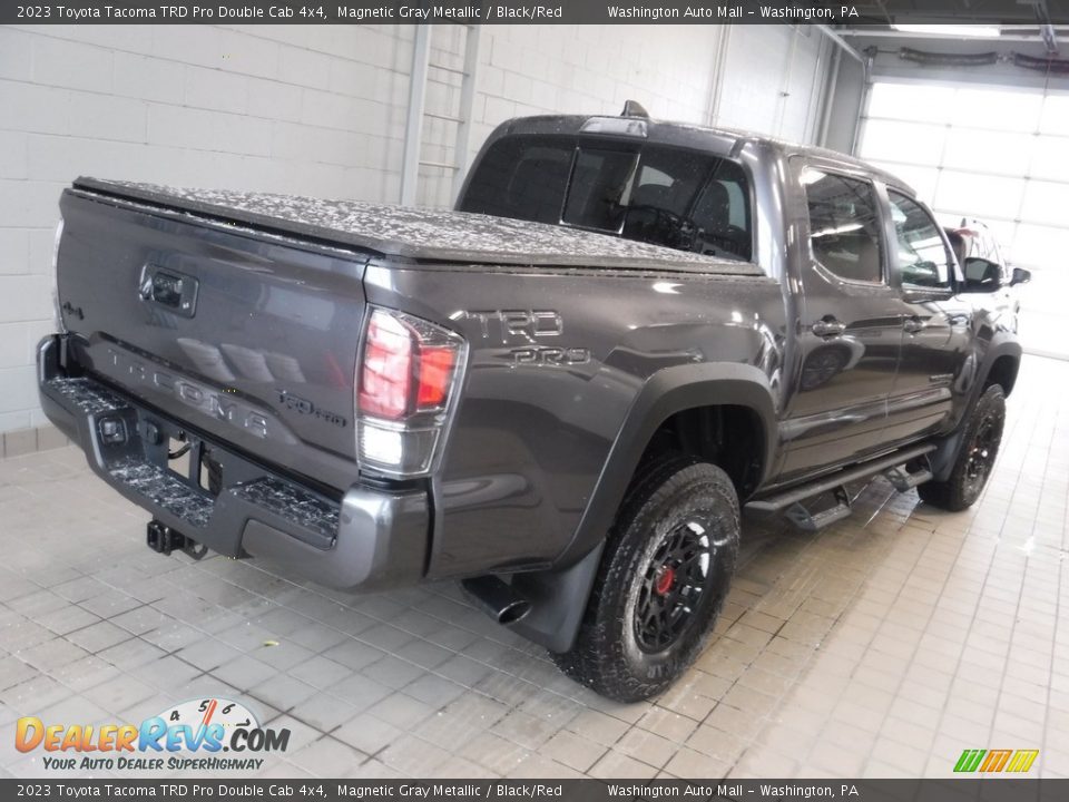 2023 Toyota Tacoma TRD Pro Double Cab 4x4 Magnetic Gray Metallic / Black/Red Photo #17