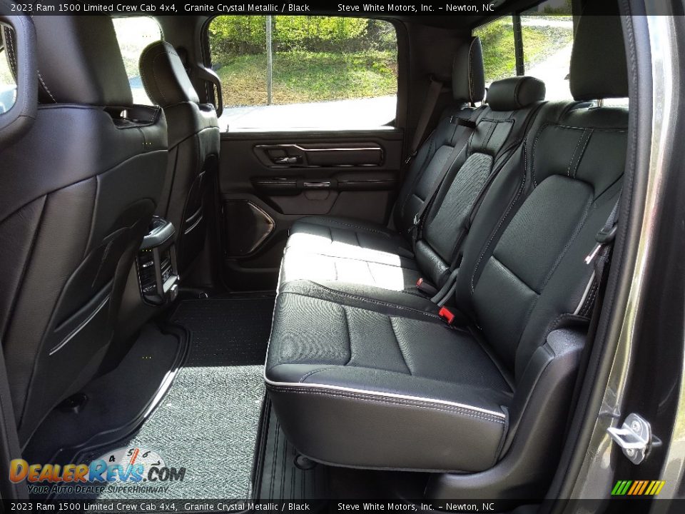 Rear Seat of 2023 Ram 1500 Limited Crew Cab 4x4 Photo #15