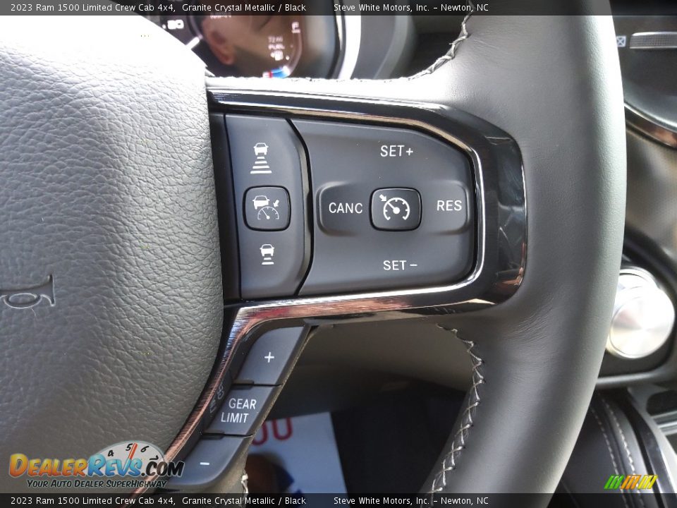 2023 Ram 1500 Limited Crew Cab 4x4 Steering Wheel Photo #22