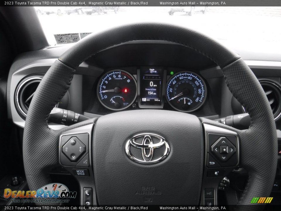 2023 Toyota Tacoma TRD Pro Double Cab 4x4 Magnetic Gray Metallic / Black/Red Photo #31