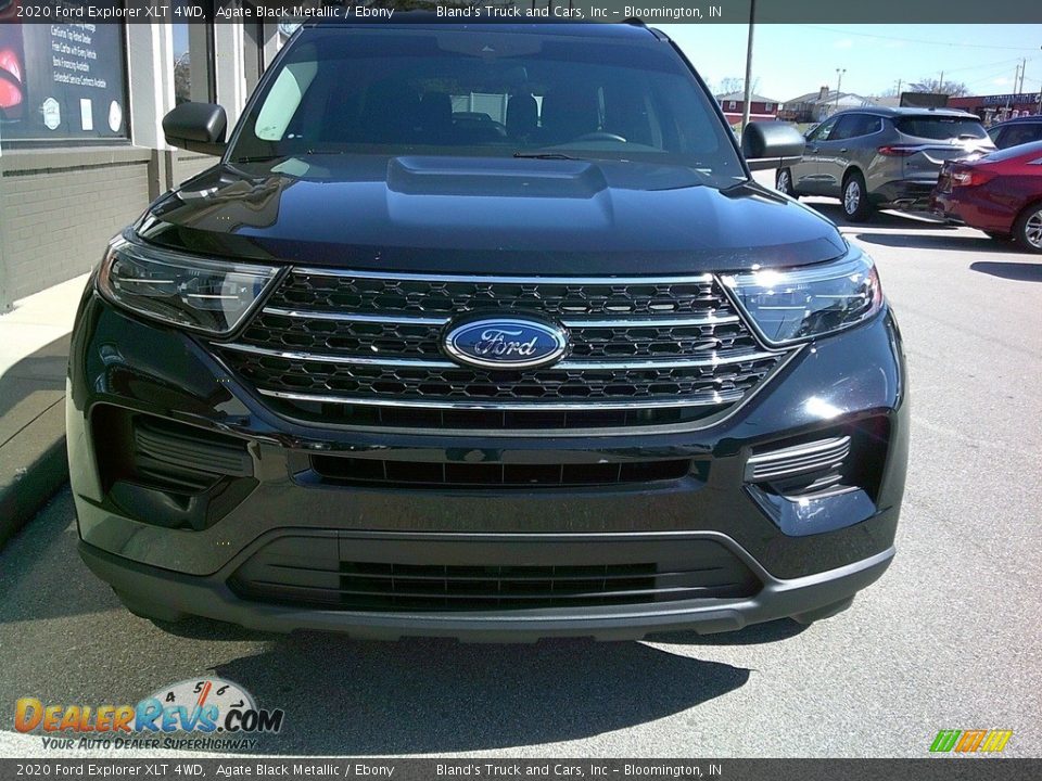 2020 Ford Explorer XLT 4WD Agate Black Metallic / Ebony Photo #26