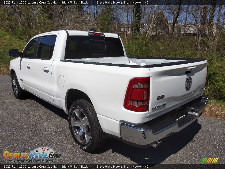 2023 Ram 1500 Laramie Crew Cab 4x4 Bright White / Black Photo #9