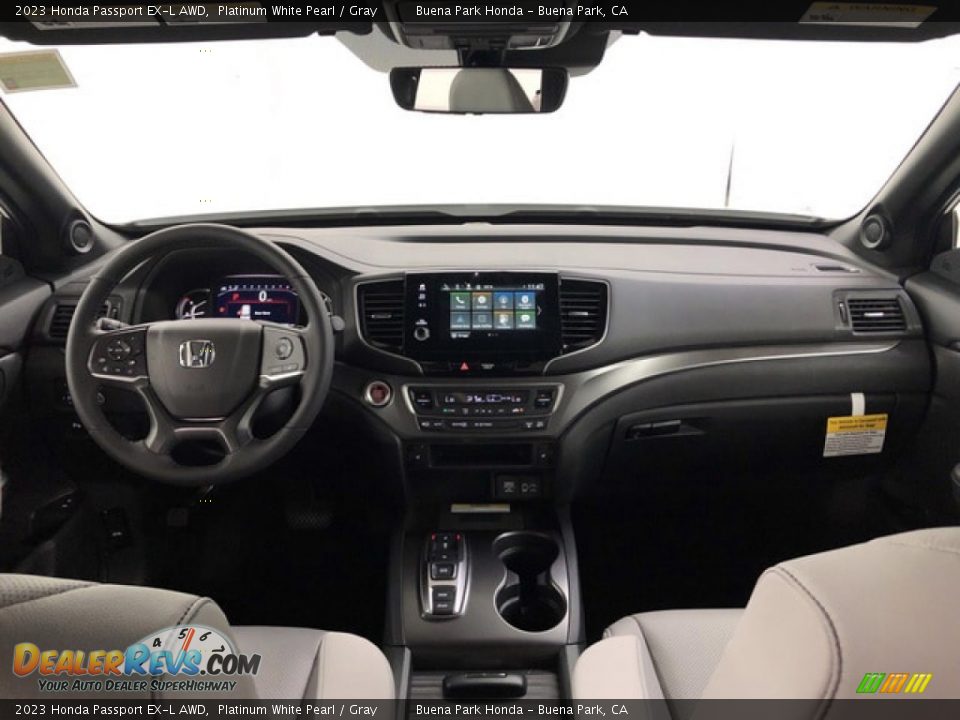 2023 Honda Passport EX-L AWD Platinum White Pearl / Gray Photo #10