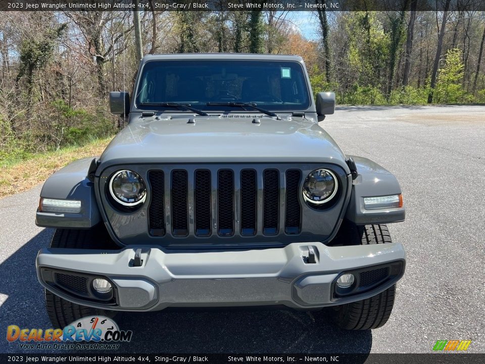 2023 Jeep Wrangler Unlimited High Altitude 4x4 Sting-Gray / Black Photo #3