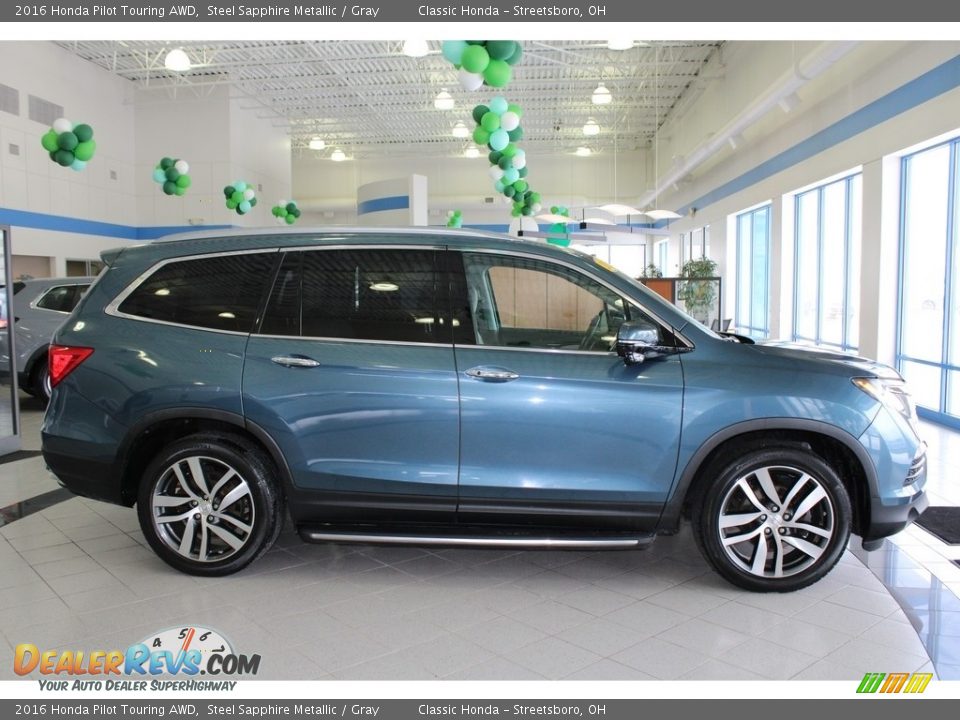 Steel Sapphire Metallic 2016 Honda Pilot Touring AWD Photo #4