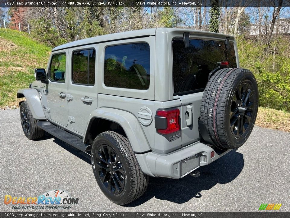 2023 Jeep Wrangler Unlimited High Altitude 4x4 Sting-Gray / Black Photo #8