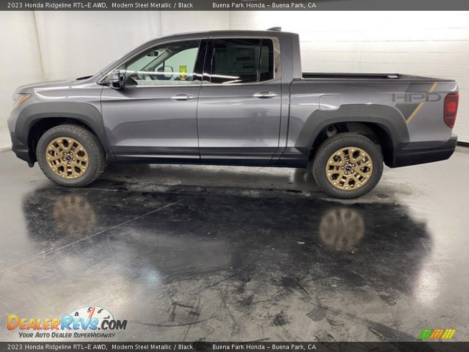 2023 Honda Ridgeline RTL-E AWD Modern Steel Metallic / Black Photo #3