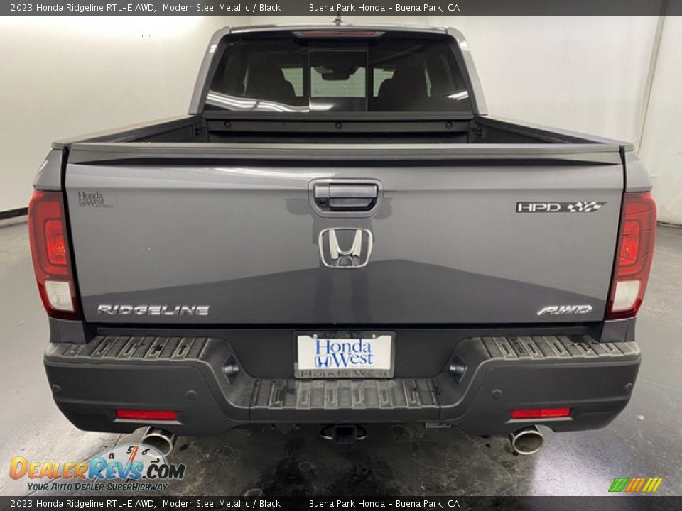 2023 Honda Ridgeline RTL-E AWD Modern Steel Metallic / Black Photo #4