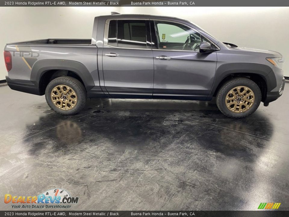 2023 Honda Ridgeline RTL-E AWD Modern Steel Metallic / Black Photo #5