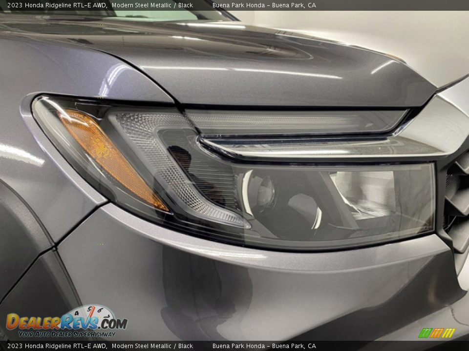 2023 Honda Ridgeline RTL-E AWD Modern Steel Metallic / Black Photo #6