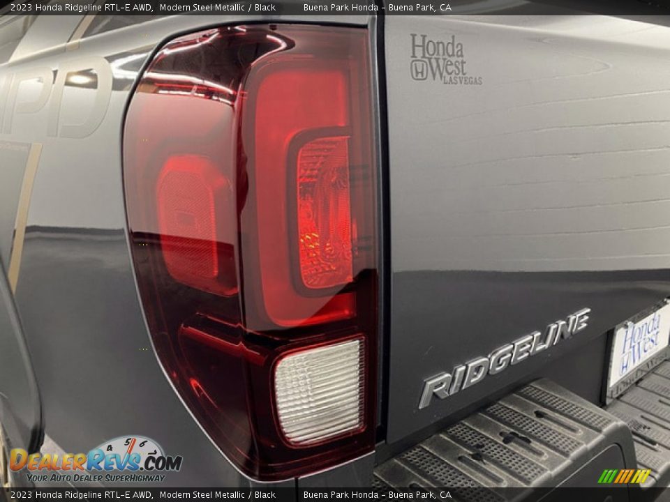 2023 Honda Ridgeline RTL-E AWD Modern Steel Metallic / Black Photo #7