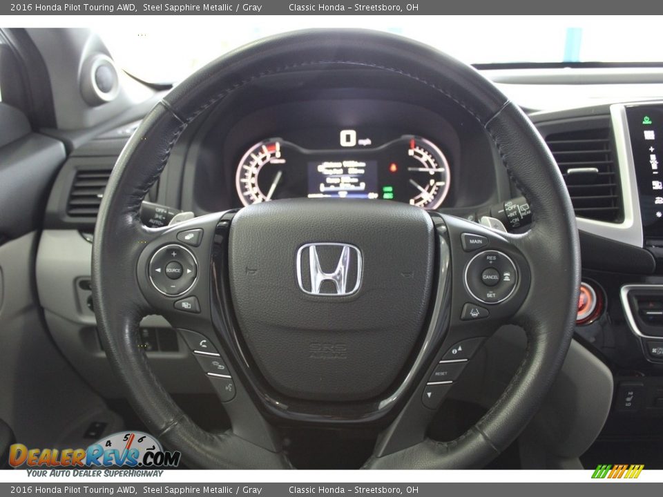 2016 Honda Pilot Touring AWD Steering Wheel Photo #31