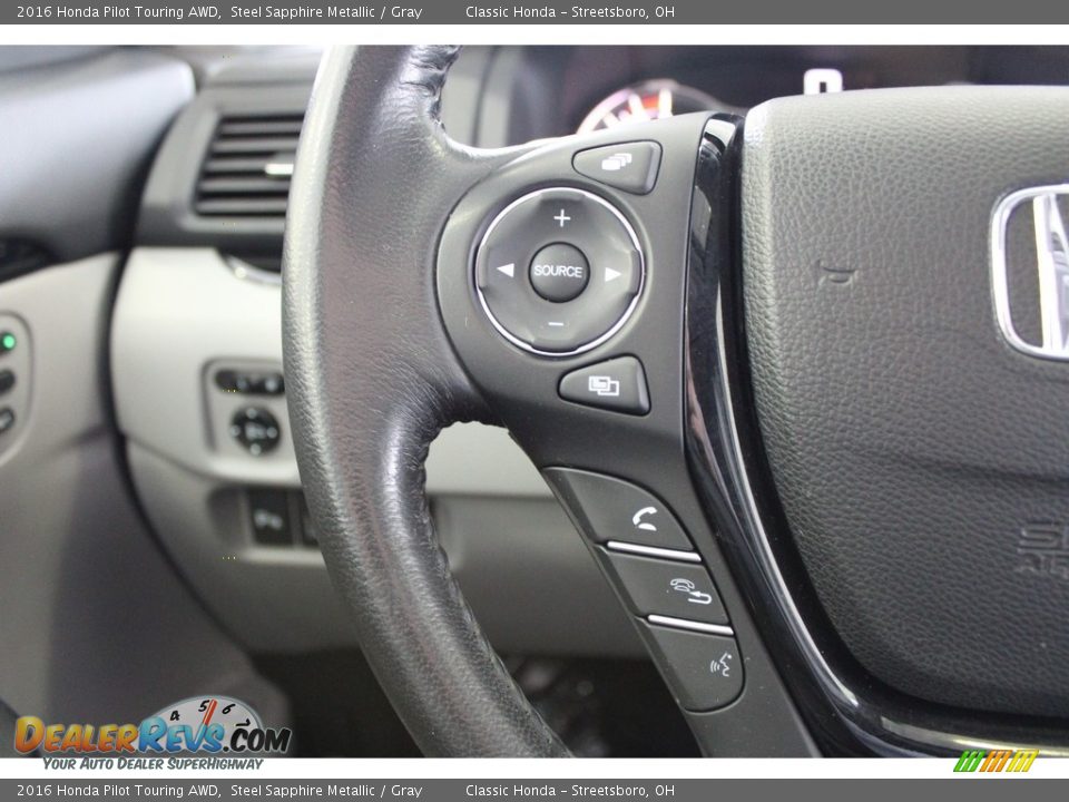 2016 Honda Pilot Touring AWD Steering Wheel Photo #32