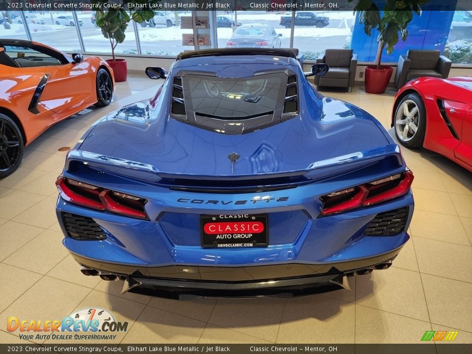 2023 Chevrolet Corvette Stingray Coupe Elkhart Lake Blue Metallic / Jet Black Photo #4