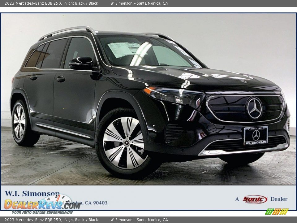 2023 Mercedes-Benz EQB 250 Night Black / Black Photo #1