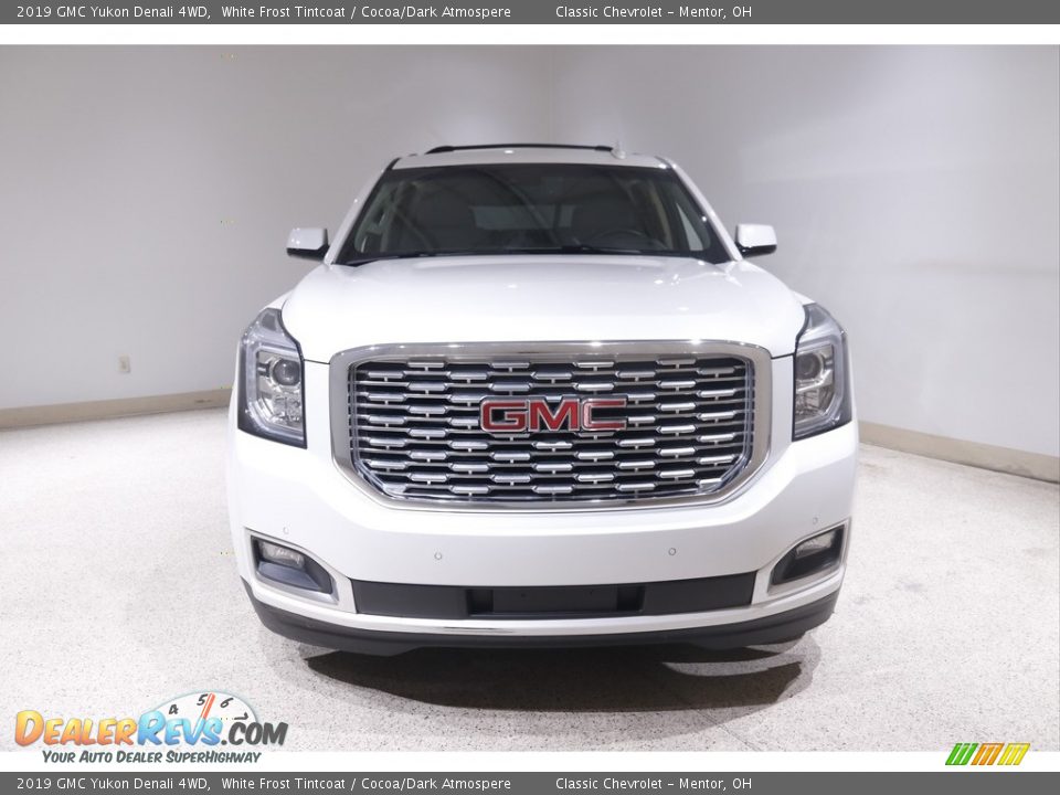 2019 GMC Yukon Denali 4WD White Frost Tintcoat / Cocoa/Dark Atmospere Photo #2