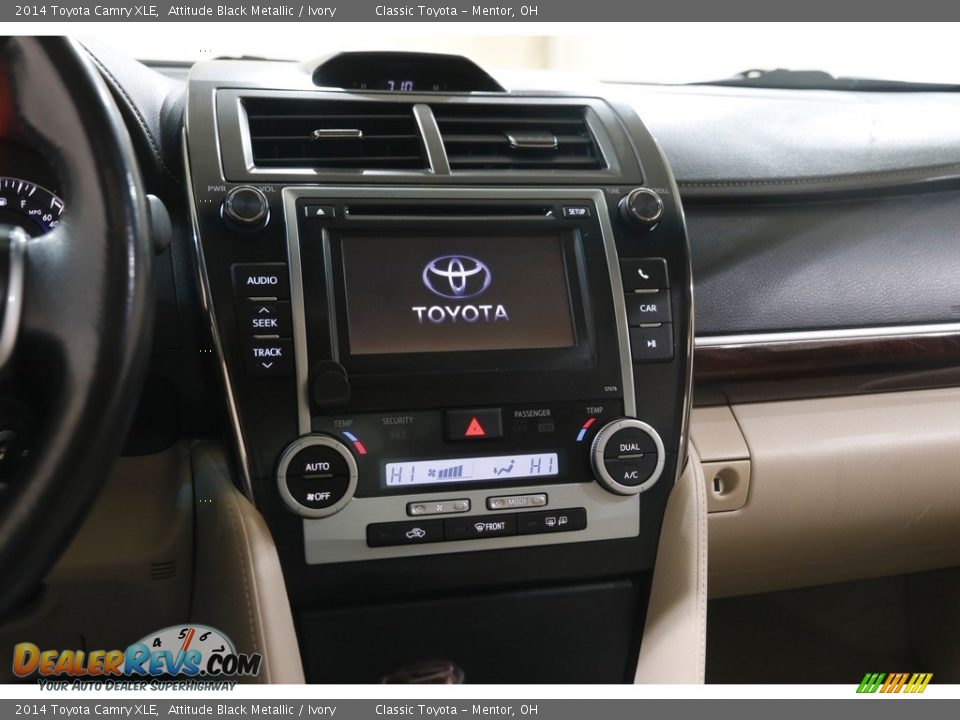 2014 Toyota Camry XLE Attitude Black Metallic / Ivory Photo #9