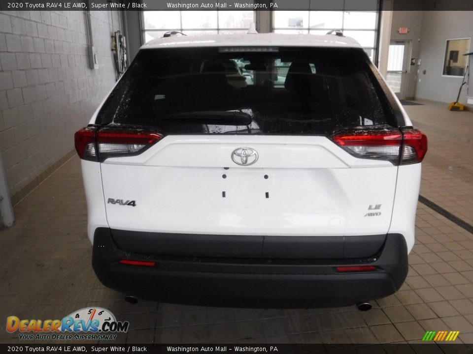 2020 Toyota RAV4 LE AWD Super White / Black Photo #16