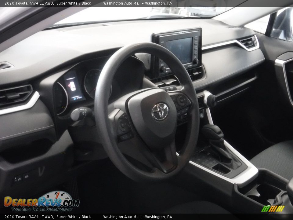 2020 Toyota RAV4 LE AWD Super White / Black Photo #20