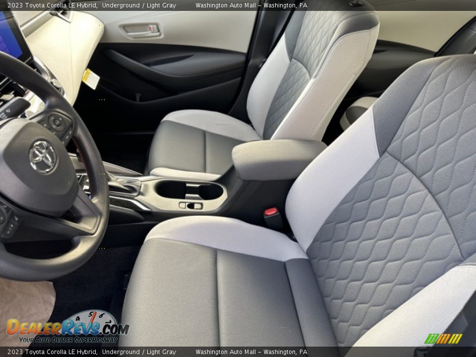 Light Gray Interior - 2023 Toyota Corolla LE Hybrid Photo #4