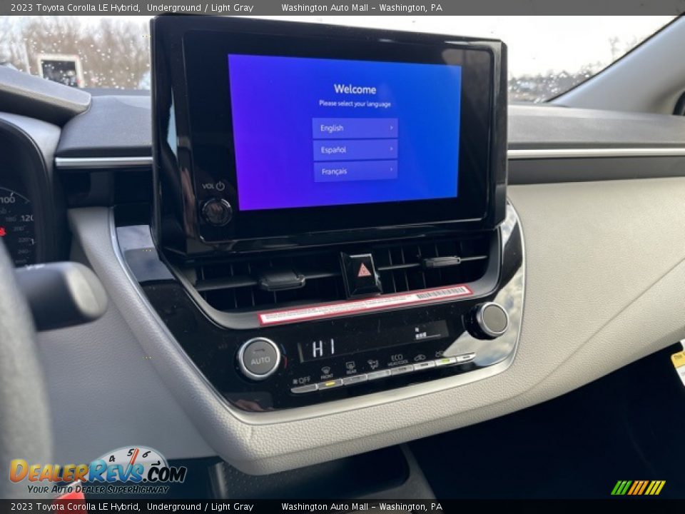 Controls of 2023 Toyota Corolla LE Hybrid Photo #5