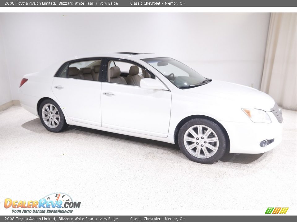 2008 Toyota Avalon Limited Blizzard White Pearl / Ivory Beige Photo #1